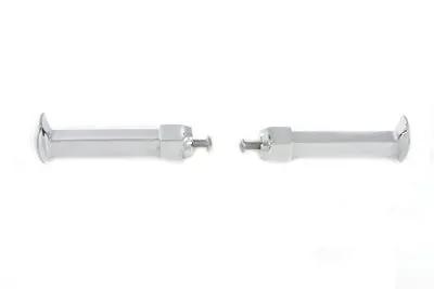 Wyatt Gatling Chrome Railroad Style Footpeg Set with 3/8 inch Mounting Holes by Wyatt Gatling