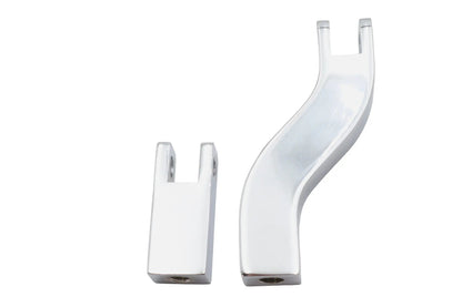 V-Twin Rear Passenger Footpeg Mount Set Chrome for Harley Davidson FX Models by V-Twin