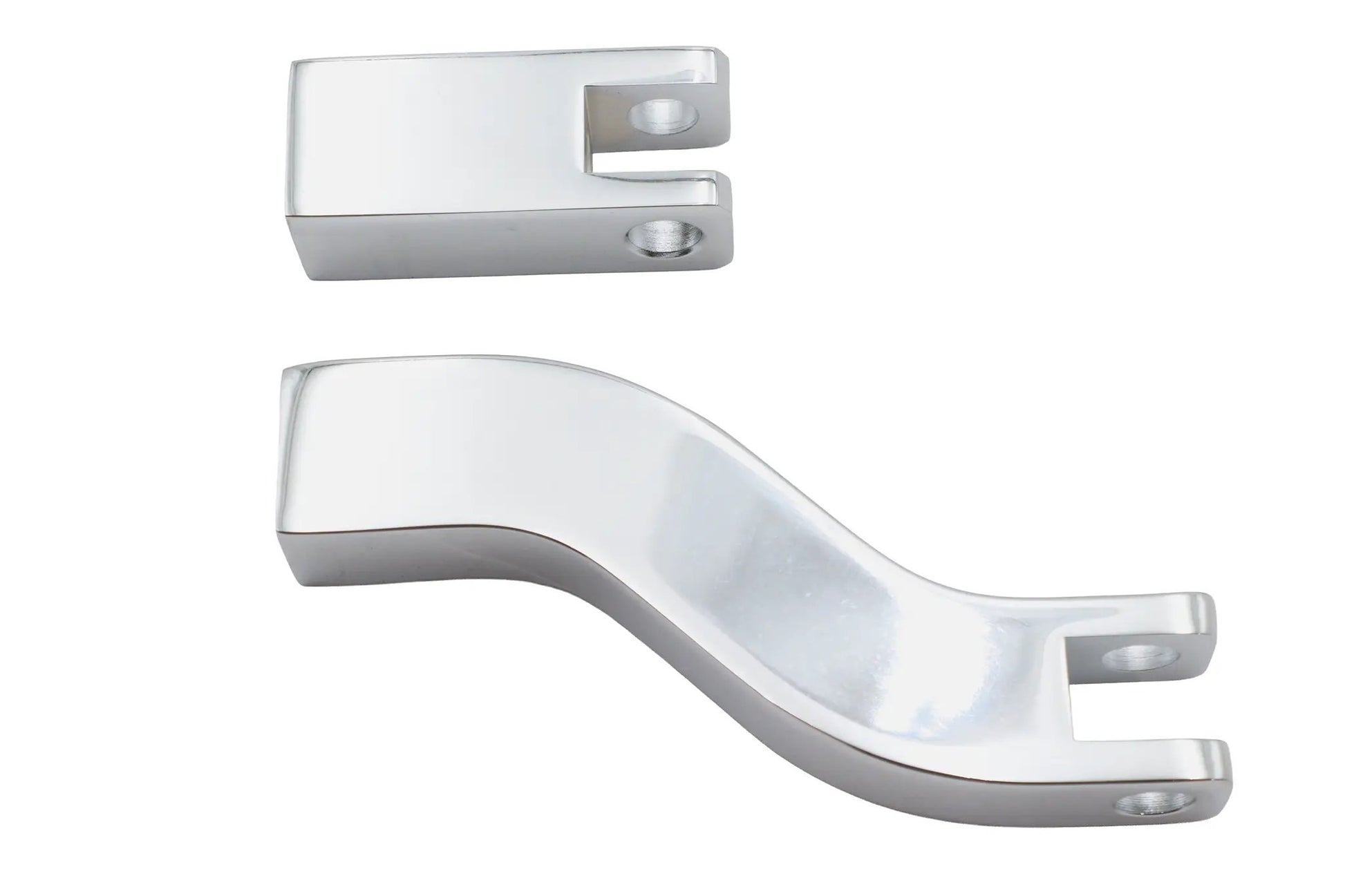V-Twin Rear Passenger Footpeg Mount Set Chrome for Harley Davidson FX Models by V-Twin