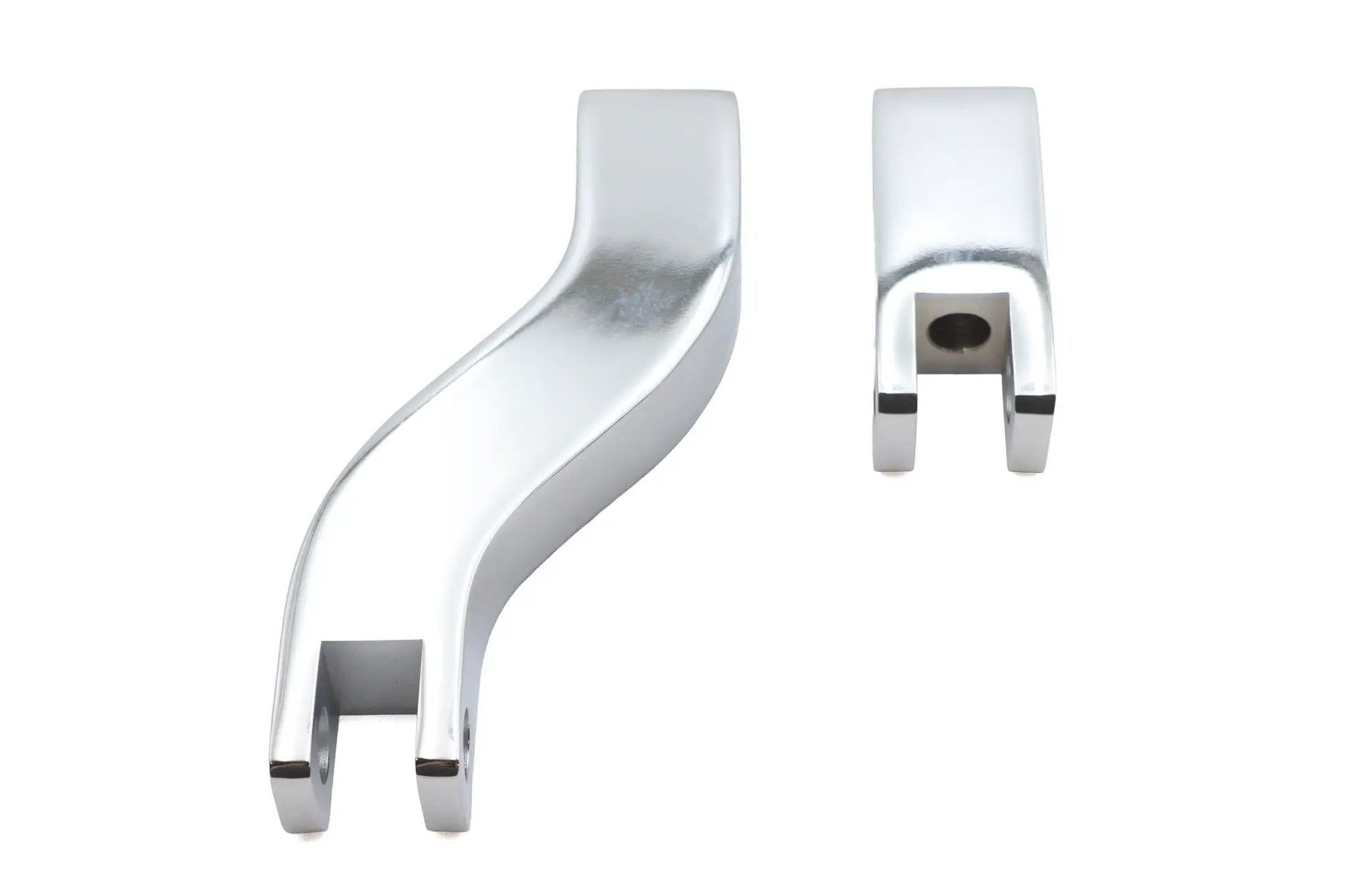 V-Twin Rear Passenger Footpeg Mount Set Chrome for Harley Davidson FX Models by V-Twin