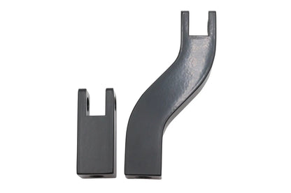 V-Twin Rear Passenger Footpeg Mount Set Black for Harley Davidson FXDWG and FXD Models by V-Twin