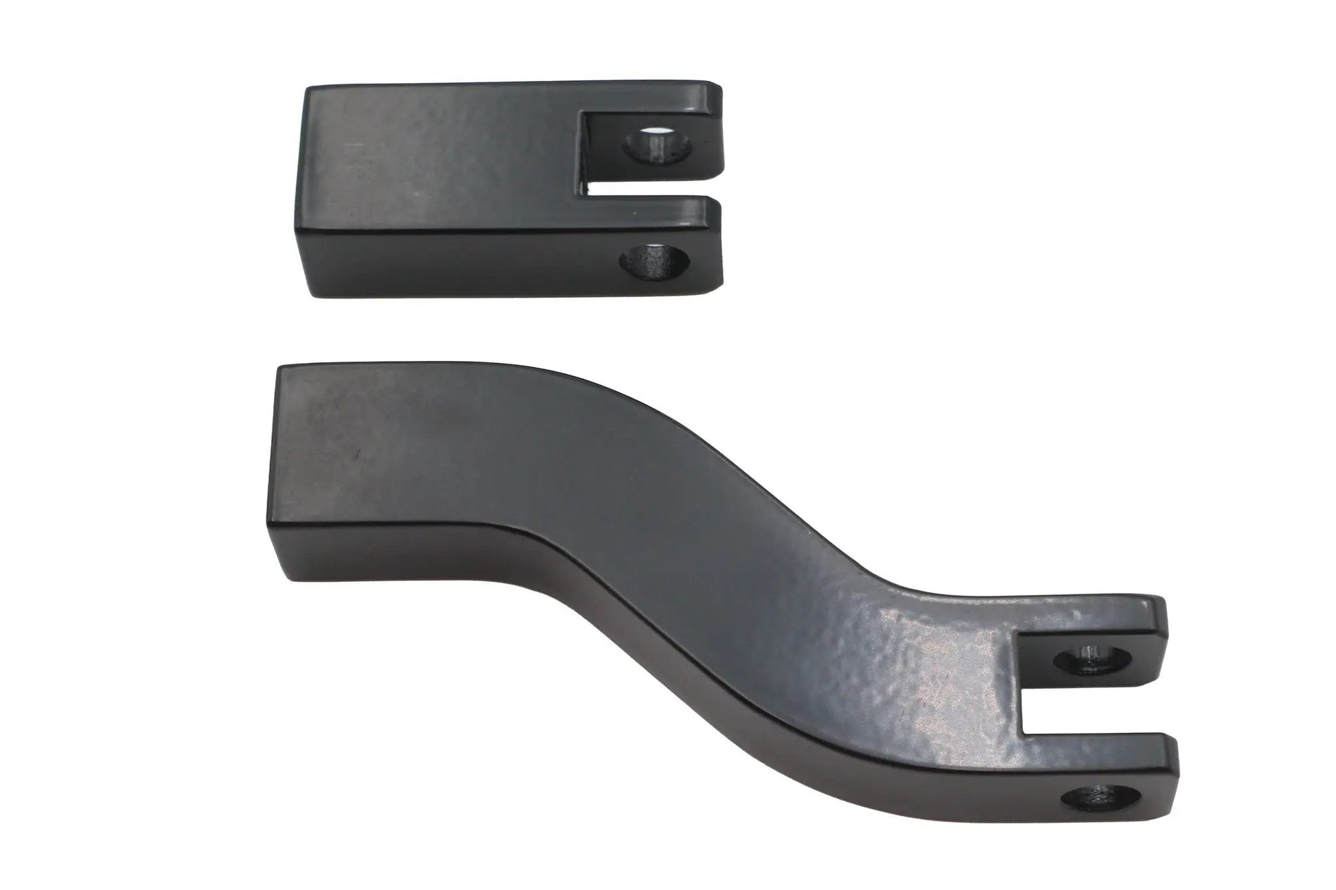 V-Twin Rear Passenger Footpeg Mount Set Black for Harley Davidson FXDWG and FXD Models by V-Twin