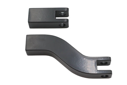 V-Twin Rear Passenger Footpeg Mount Set Black for Harley Davidson FXDWG and FXD Models by V-Twin