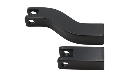 V-Twin Rear Passenger Footpeg Mount Set Black for Harley Davidson FXDWG and FXD Models by V-Twin