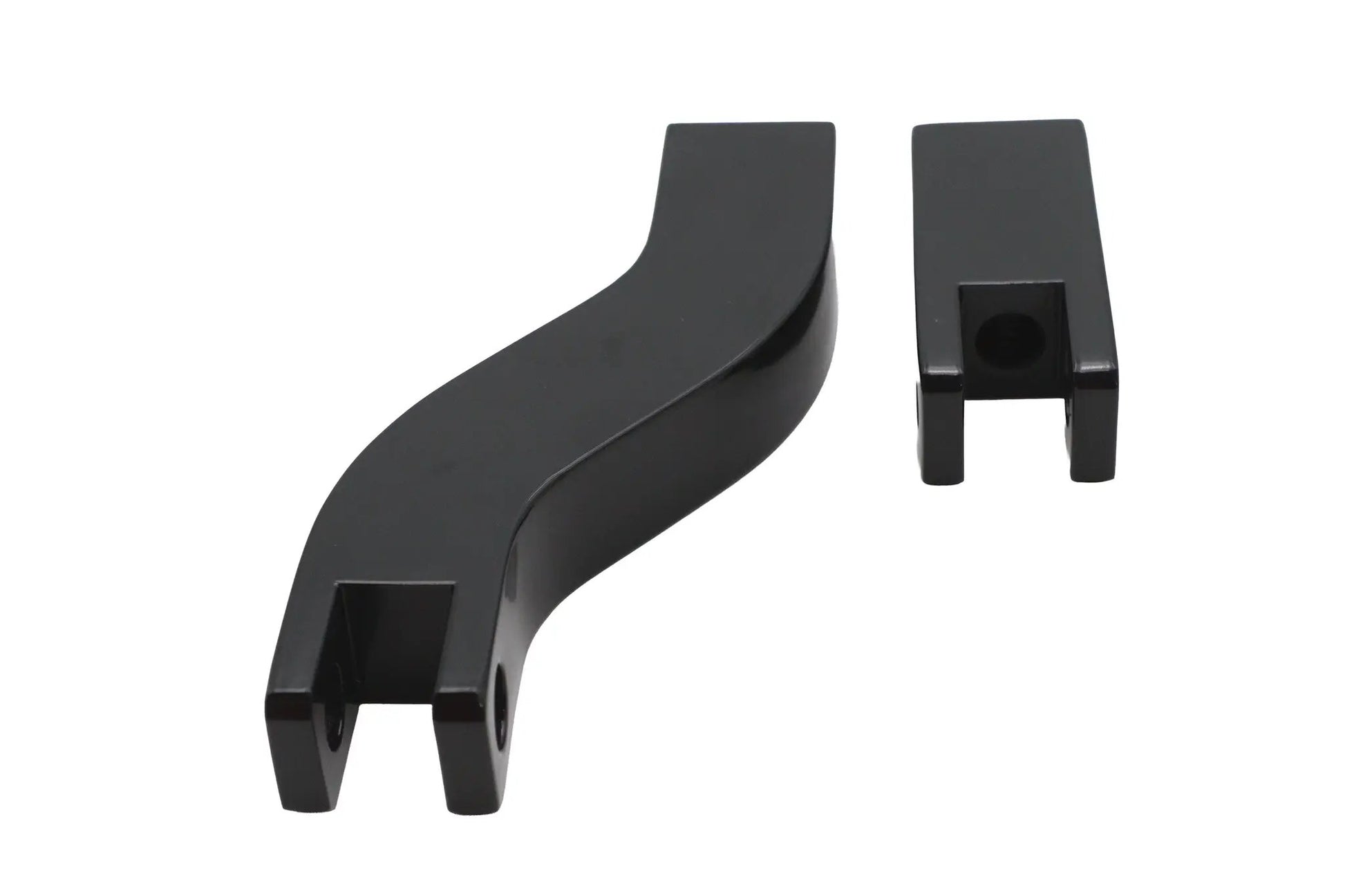 V-Twin Rear Passenger Footpeg Mount Set Black for Harley Davidson FXDWG and FXD Models by V-Twin