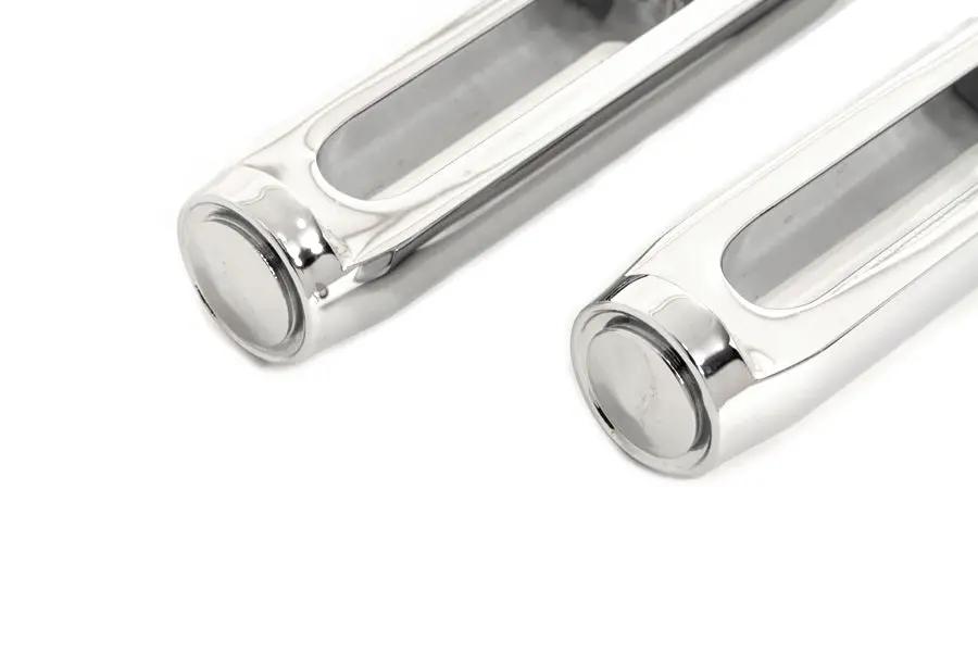 Wyatt Gatling Chrome Batique Style Footpeg Set for Harley-Davidson Softail Models by Wyatt Gatling