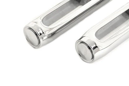 Wyatt Gatling Chrome Batique Style Footpeg Set for Harley-Davidson Softail Models by Wyatt Gatling
