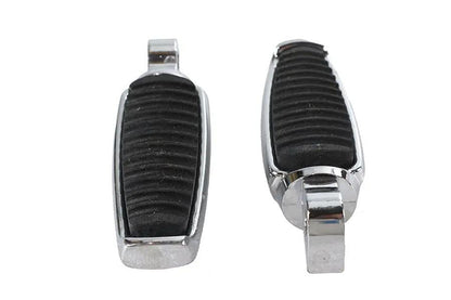 Wyatt Gatling Chrome Footpeg Set with Rubber Inlay - Part #3570 by Wyatt Gatling
