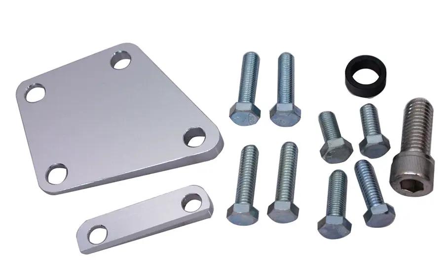 V-Twin Chrome Kickstand Wedge Kit for Harley Davidson FLT Models (1981-1990) by V-Twin