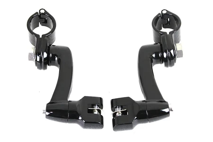V-Twin Highway Bar Footpeg Mount Set for All Male Footpegs – Adjustable up to 180 Degrees by V-Twin