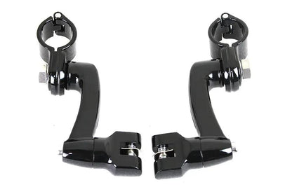 V-Twin Highway Bar Footpeg Mount Set for All Male Footpegs – Adjustable up to 180 Degrees by V-Twin