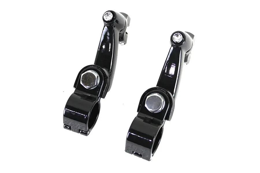 V-Twin Highway Bar Footpeg Mount Set for All Male Footpegs – Adjustable up to 180 Degrees by V-Twin