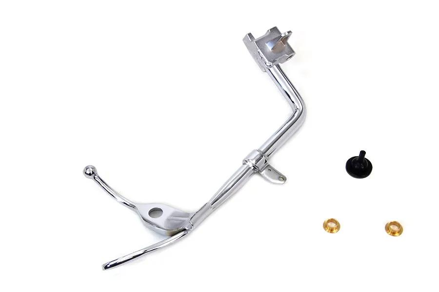 Wyatt Gatling Jiffy Kickstand Leg Chrome for Harley Davidson FLST (Part #77673) by Wyatt Gatling