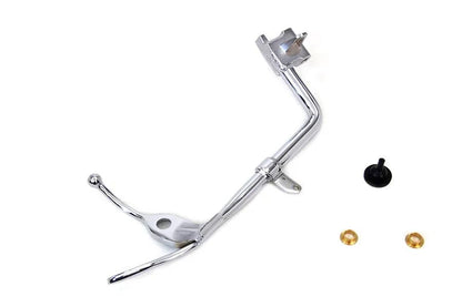 Wyatt Gatling Jiffy Kickstand Leg Chrome for Harley Davidson FLST (Part #77673) by Wyatt Gatling