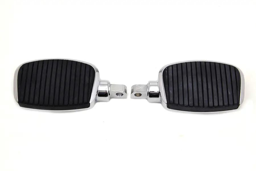 Wyatt Gatling Chrome Mini Driver Footboard Set for Harley Davidson FXST (1986-1995) by Wyatt Gatling