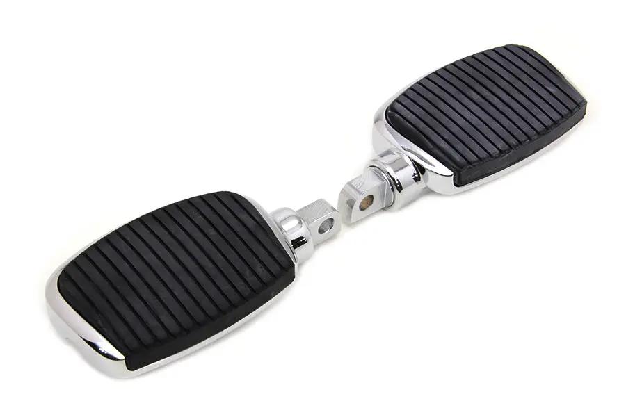 Wyatt Gatling Chrome Mini Driver Footboard Set for Harley Davidson FXST (1986-1995) by Wyatt Gatling