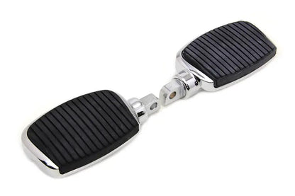 Wyatt Gatling Chrome Mini Driver Footboard Set for Harley Davidson FXST (1986-1995) by Wyatt Gatling