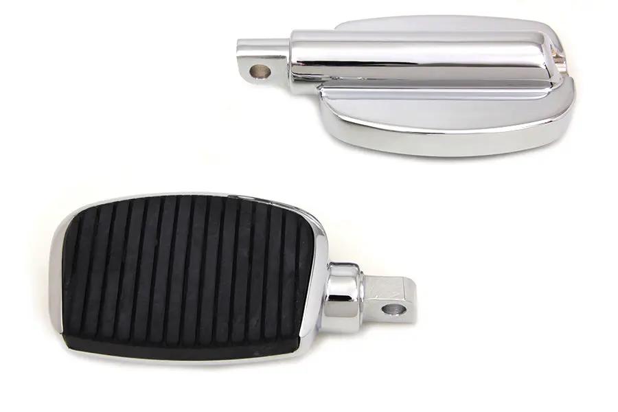 Wyatt Gatling Chrome Mini Driver Footboard Set for Harley Davidson FXST (1986-1995) by Wyatt Gatling