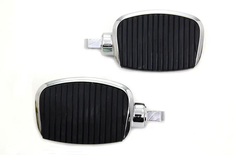Wyatt Gatling Chrome Mini Driver Footboard Set for Harley Davidson FXST (1986-1995) by Wyatt Gatling