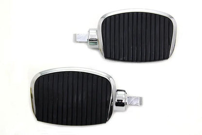Wyatt Gatling Chrome Mini Driver Footboard Set for Harley Davidson FXST (1986-1995) by Wyatt Gatling