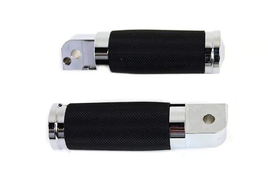 Wyatt Gatling Caliber Chrome Passenger Footpeg Set for Harley Davidson FLST and FXST Models by Wyatt Gatling