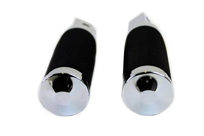 Wyatt Gatling Caliber Chrome Passenger Footpeg Set for Harley Davidson FLST and FXST Models by Wyatt Gatling