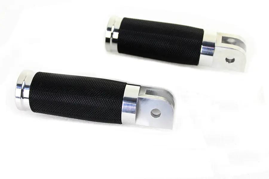 Wyatt Gatling Caliber Polished Driver Footpeg Set for Harley Davidson by Wyatt Gatling