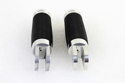 Wyatt Gatling Caliber Polished Driver Footpeg Set for Harley Davidson by Wyatt Gatling