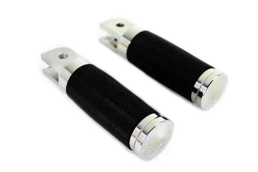 Wyatt Gatling Caliber Polished Driver Footpeg Set for Harley Davidson by Wyatt Gatling