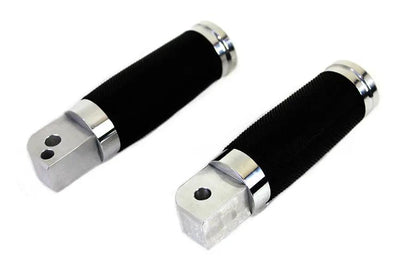 Wyatt Gatling Caliber Polished Passenger Footpeg Set for Harley Davidson FLST and FXST Models by Wyatt Gatling
