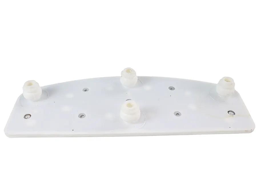 V-Twin M8 Footboard ISO White Rubber Pad Set for Harley Davidson FLHC & FLHCS by V-Twin