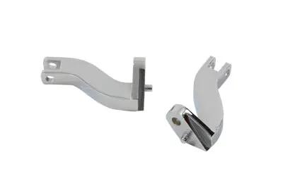 V-Twin Footpeg Mount Bracket Set Passenger Chrome for Harley Davidson FLT (1993-2002) by V-Twin