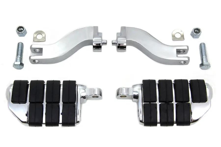 V-Twin Cats Paw Passenger Footpeg Kit for Harley Davidson FLT Models by V-Twin