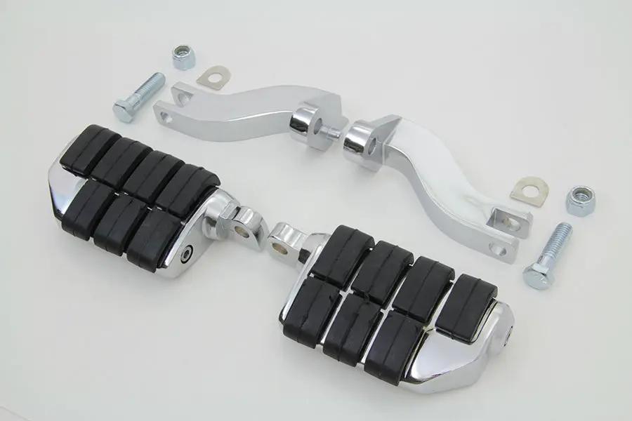 V-Twin Cats Paw Passenger Footpeg Kit for Harley Davidson FLT Models by V-Twin