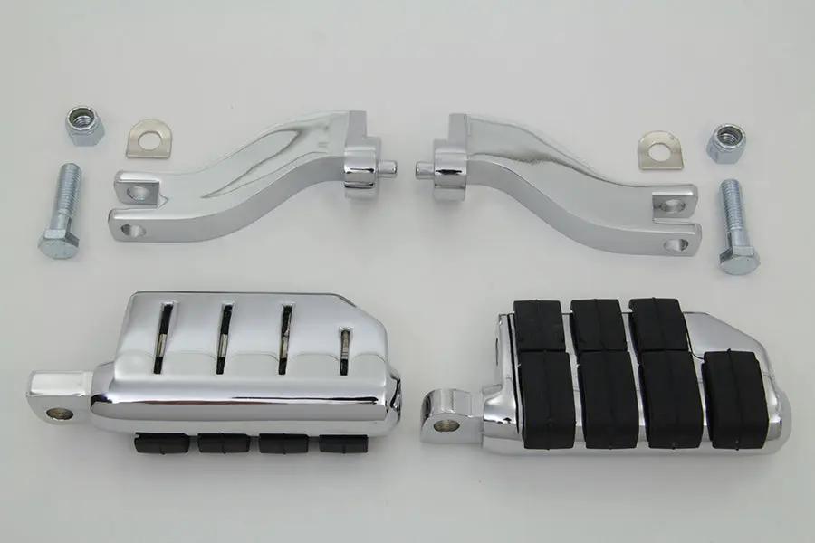 V-Twin Cats Paw Passenger Footpeg Kit for Harley Davidson FLT Models by V-Twin