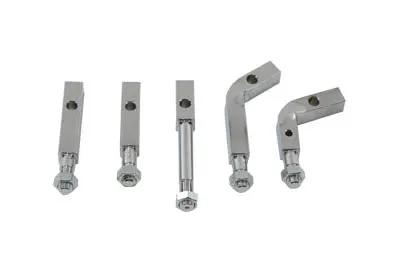 Wyatt Gatling Footboard Mount Bracket Kit Chrome for Harley Davidson EL & FL 1936-1945 by Wyatt Gatling