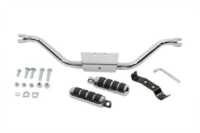V-Twin Mustache Highway Bar Kit with Cats Paw Footpeg for Harley Davidson FLST by V-Twin