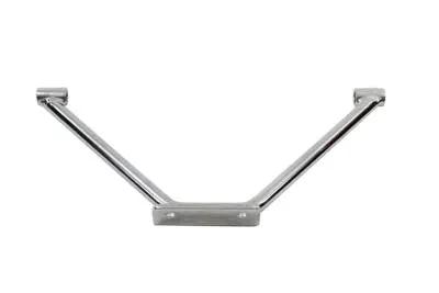 V-Twin Chrome Passenger Footpeg Mount Bracket for Harley Davidson EL Models by V-Twin