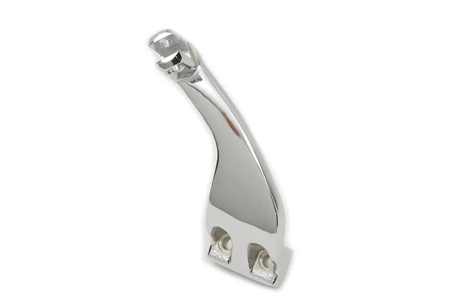 V-Twin Chrome Left Footpeg Mount Bracket for Harley Davidson FXR (1982-1991) by V-Twin