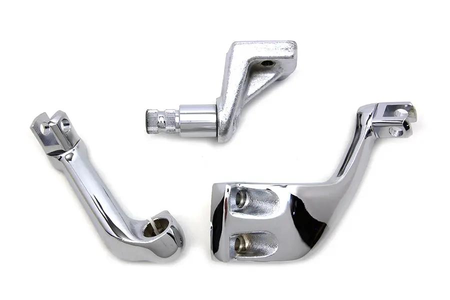 V-Twin Chrome Driver Replica Footpeg Mount Set for Harley Davidson FXR (1982-1991) by V-Twin