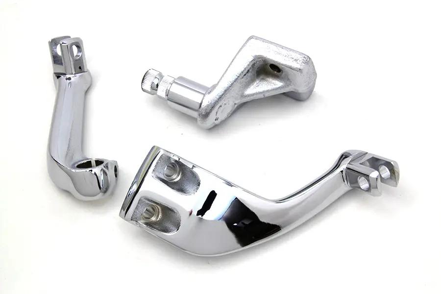 V-Twin Chrome Driver Replica Footpeg Mount Set for Harley Davidson FXR (1982-1991) by V-Twin