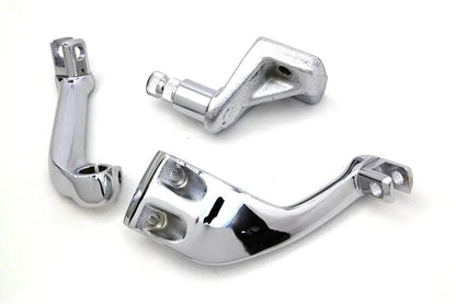 V-Twin Chrome Driver Replica Footpeg Mount Set for Harley Davidson FXR (1982-1991) by V-Twin