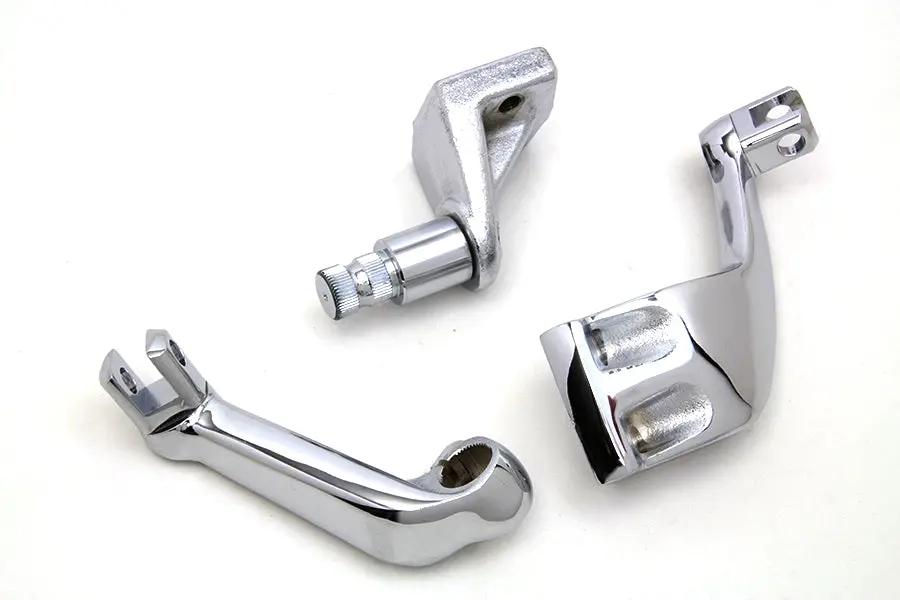 V-Twin Chrome Driver Replica Footpeg Mount Set for Harley Davidson FXR (1982-1991) by V-Twin