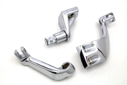 V-Twin Chrome Driver Replica Footpeg Mount Set for Harley Davidson FXR (1982-1991) by V-Twin