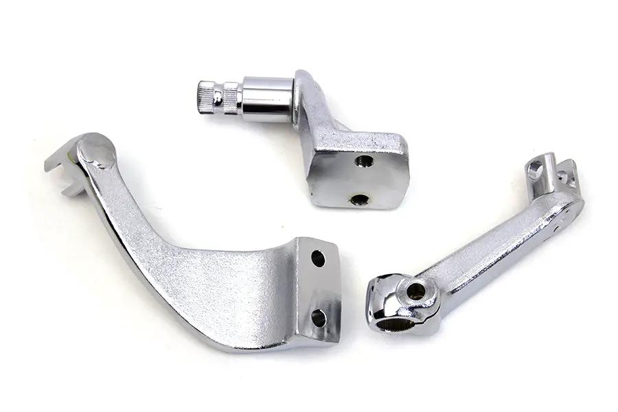 V-Twin Chrome Driver Replica Footpeg Mount Set for Harley Davidson FXR (1982-1991) by V-Twin