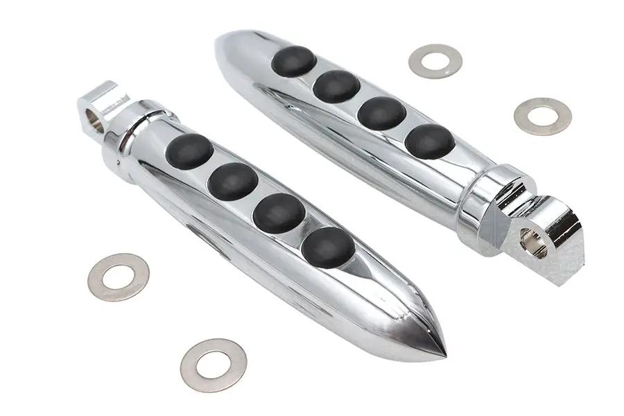 V-Twin Chopper Style Billet Footpeg Set for Harley Softail Models by V-Twin