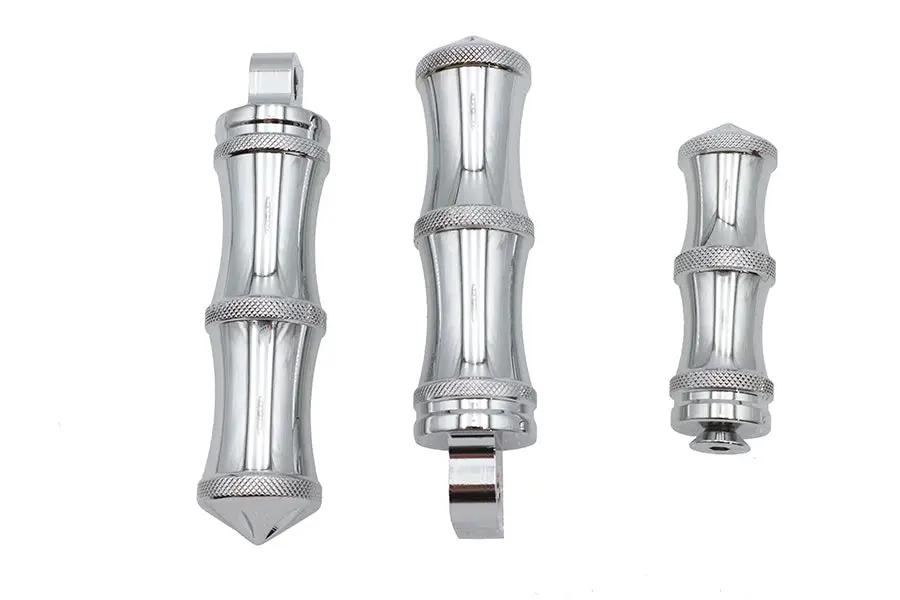 V-Twin Druid Style Footpeg Kit with Matching Shifter Peg for Forward Controls by V-Twin