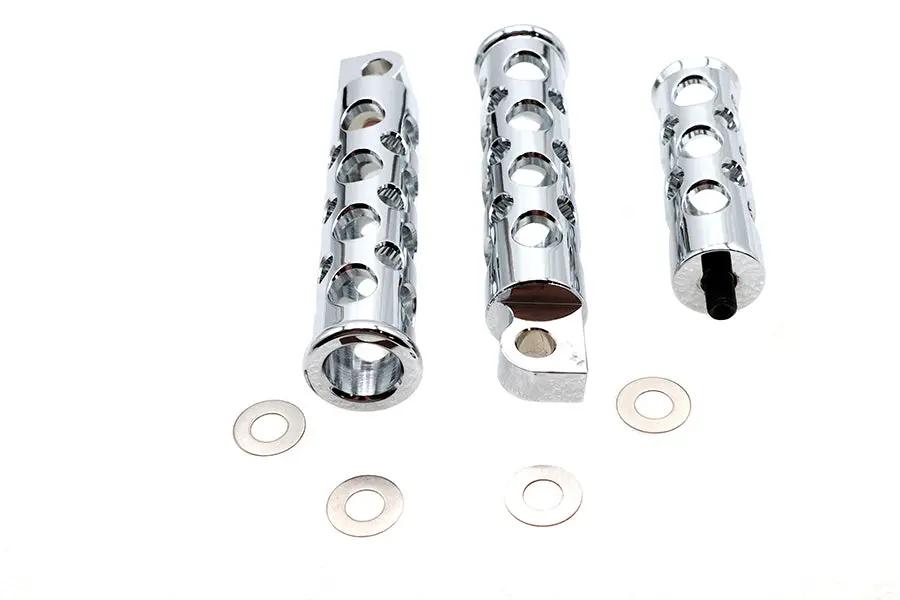 V-Twin Hole Shot Style Footpeg Kit with Matching Shifter Peg for Forward Controls by V-Twin