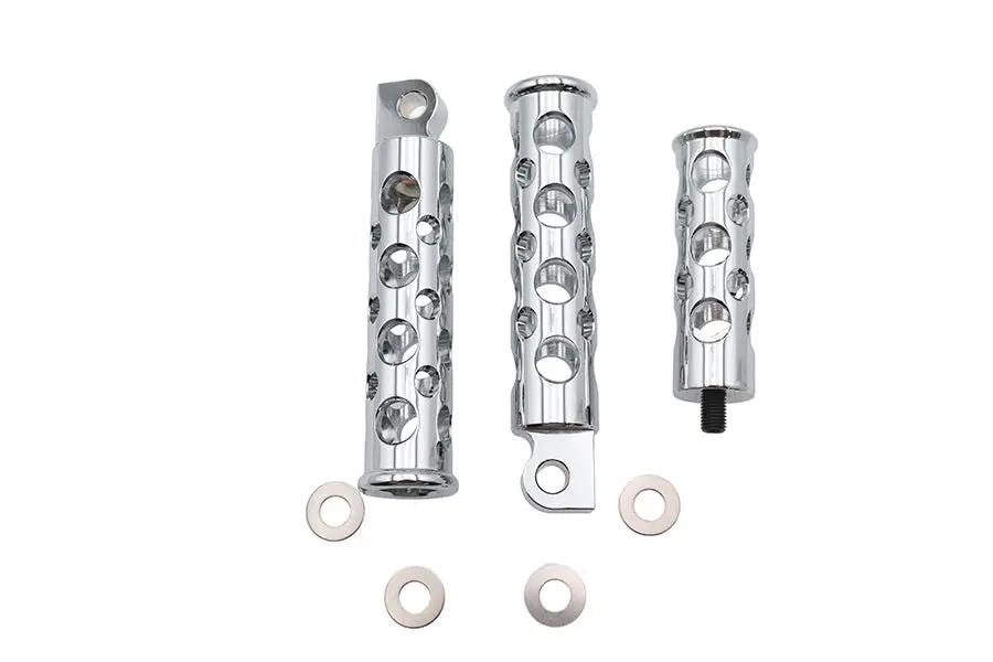 V-Twin Hole Shot Style Footpeg Kit with Matching Shifter Peg for Forward Controls by V-Twin