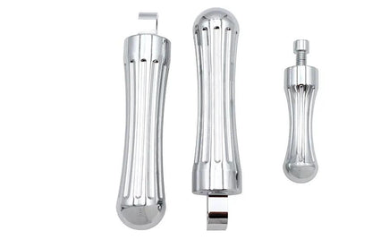 V-Twin Batique Style Male End Mount Footpeg Kit with Matching Shifter Peg by V-Twin